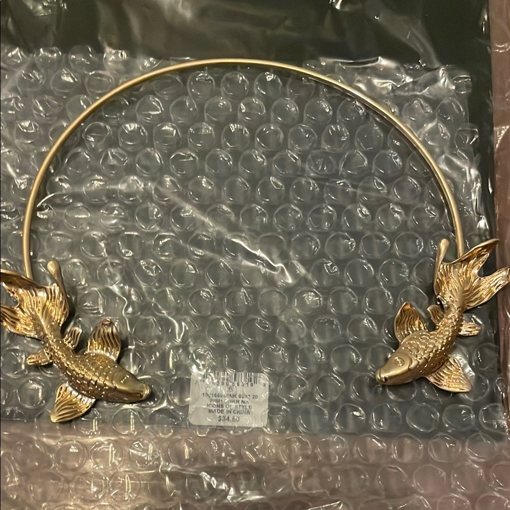 Home by Areeayl Gold Fish choker